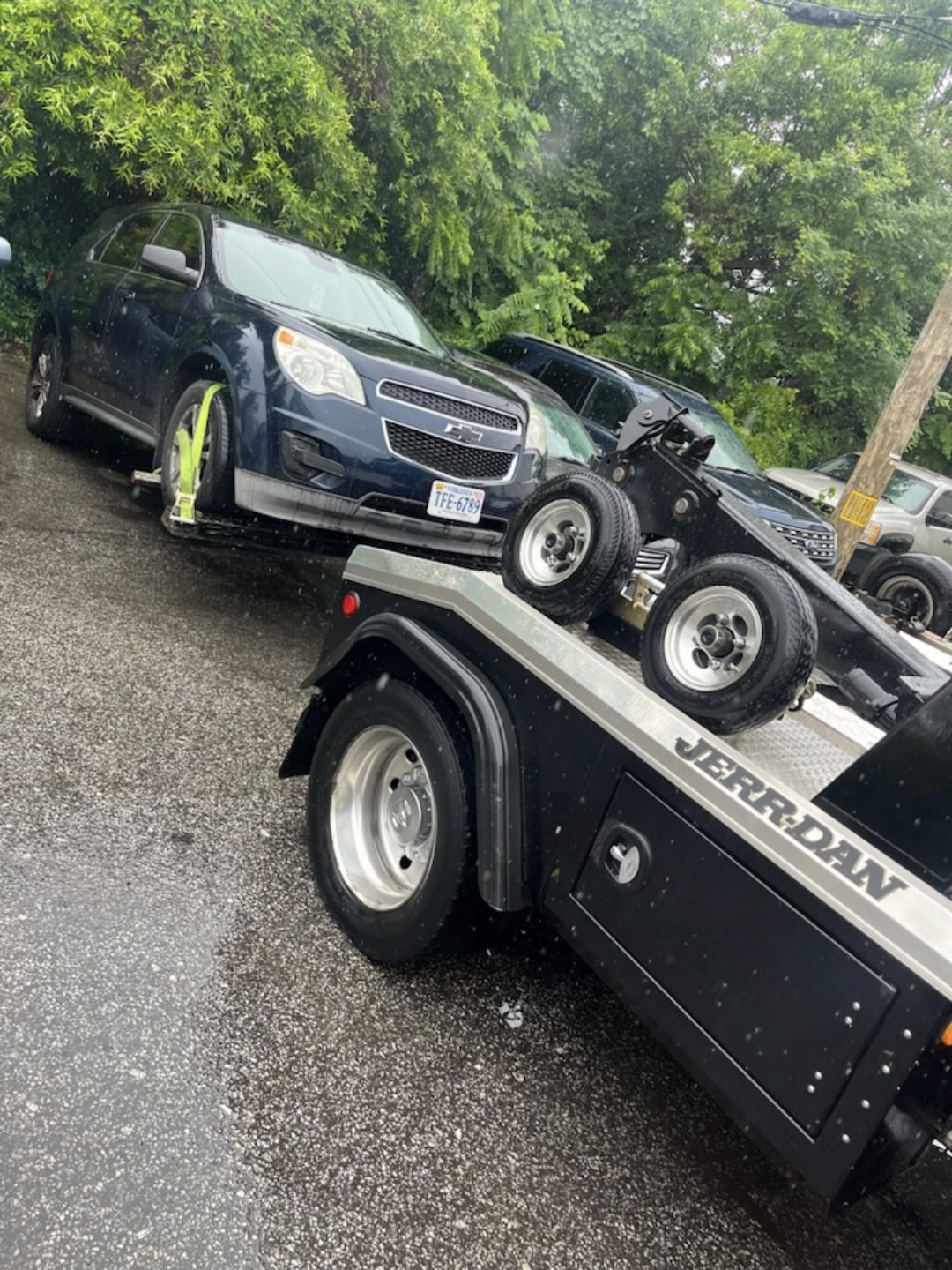 BML Towing tow truck working near Arbutus, Maryland